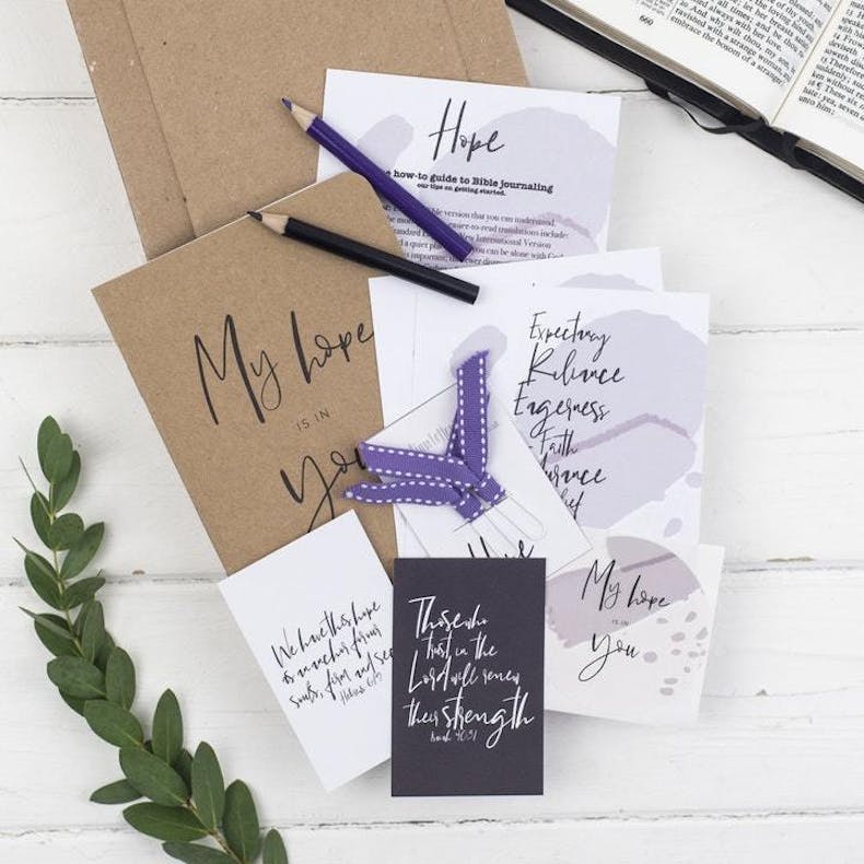 10 Hope Christian Journal Set | Christian Lettering Company @ Cheerfully Given