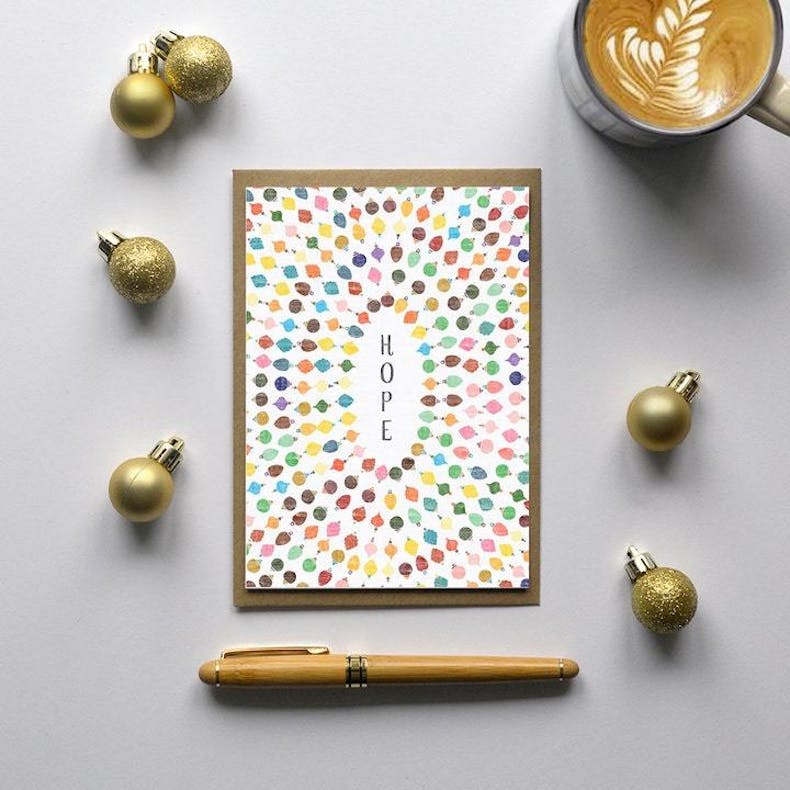 Hope Christian Christmas Card by Frog and Gnome at Cheerfully Given