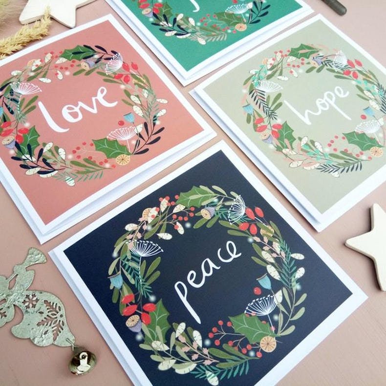 Leah and Libby Christian Christmas Cards UK Cheerfully Given