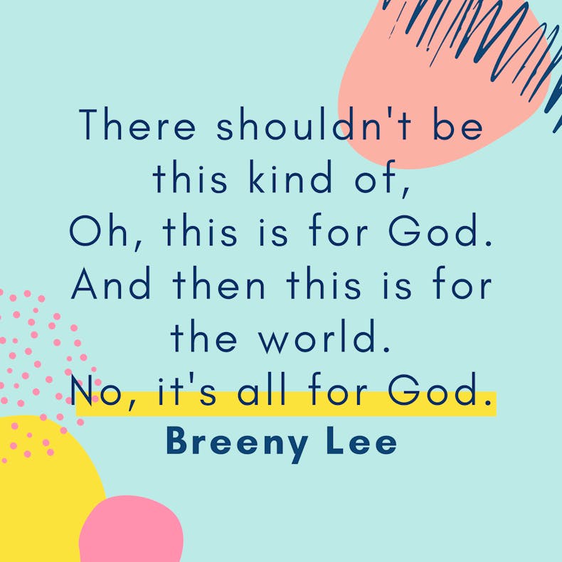 Cheerfully Given Breeny Lee Quote Creative Christianity Summit