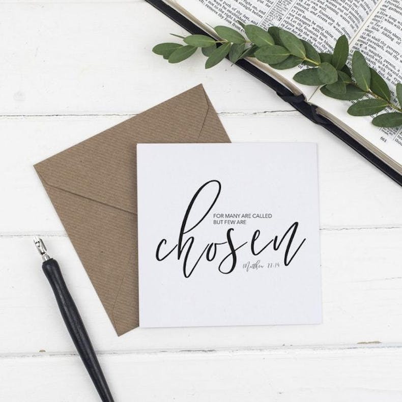 For Many Are Called Christian Lettering Company at Cheerfully Given