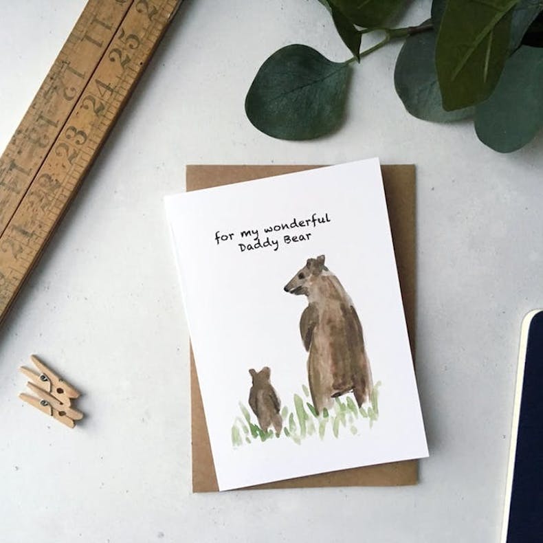 Daddy Bear Card | Father's Day Cards | Cheerfully Given - Christian Cards UK