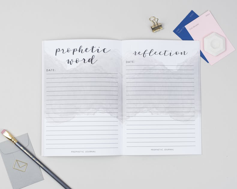 Prophetic Word Journal by GingerTwentyTwo - Inside Pages