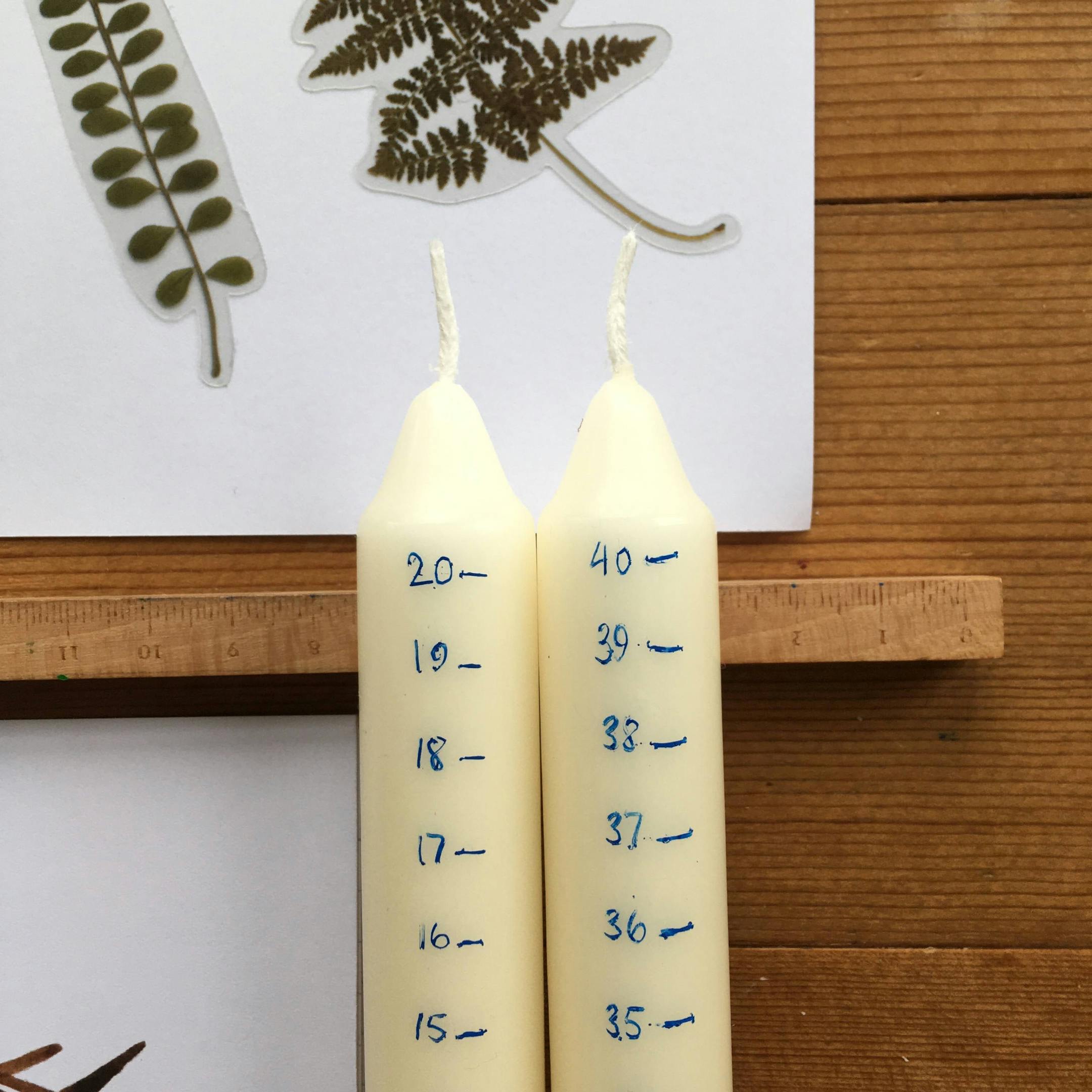 Lent Prayer kit (countdown candles, a notebook, a ...