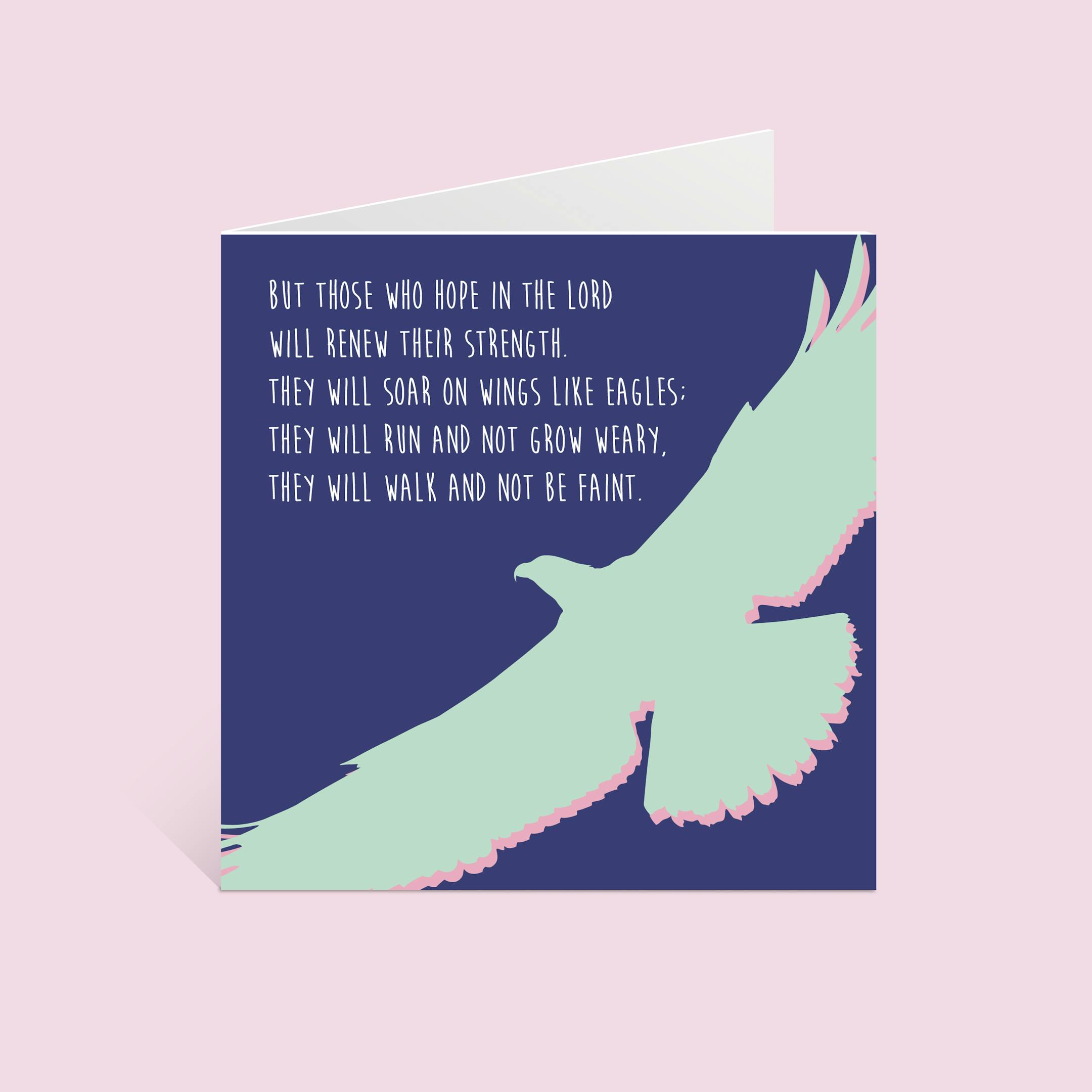 Eagle But Those Who Hope Christian Cards by Alimoo Designs at Cheerfully Given
