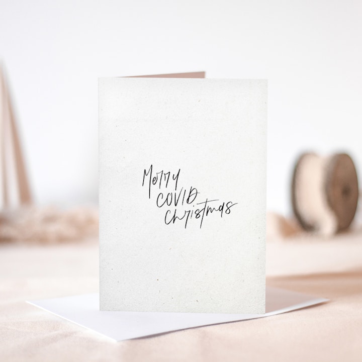 Merry covid christmas Merry Covid Christmas | A6 Christmas Card | Cheerfully Given