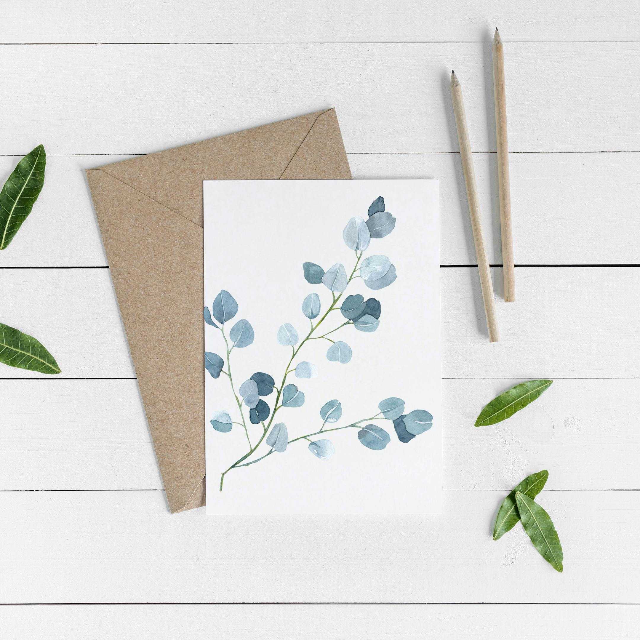 Big Sprig Botanical Occasional Greeting Card - Psalm 33:5 - Christian Lettering Company