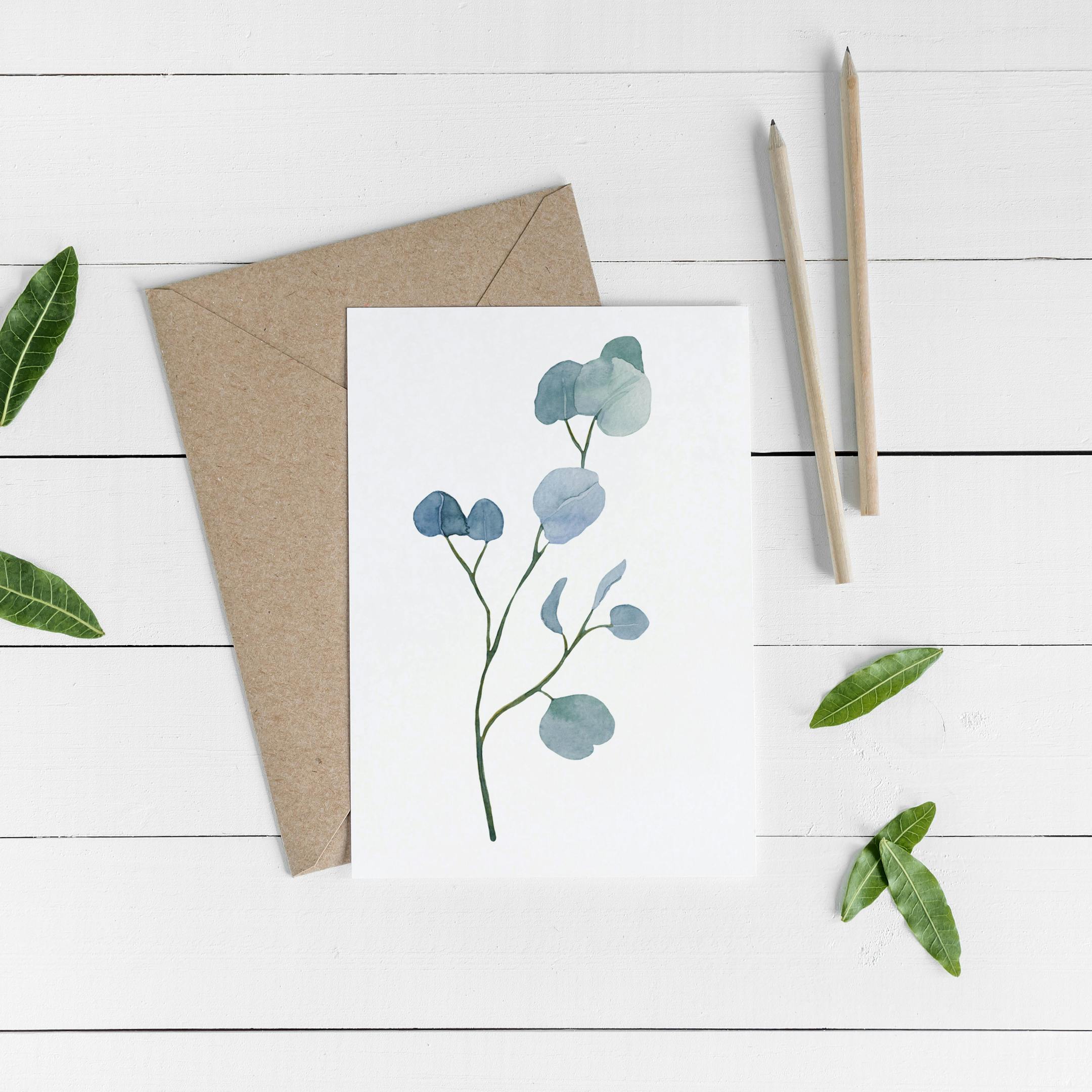 Botanical Occasional Greeting Card - Psalm 33:5 - Christian Lettering Company