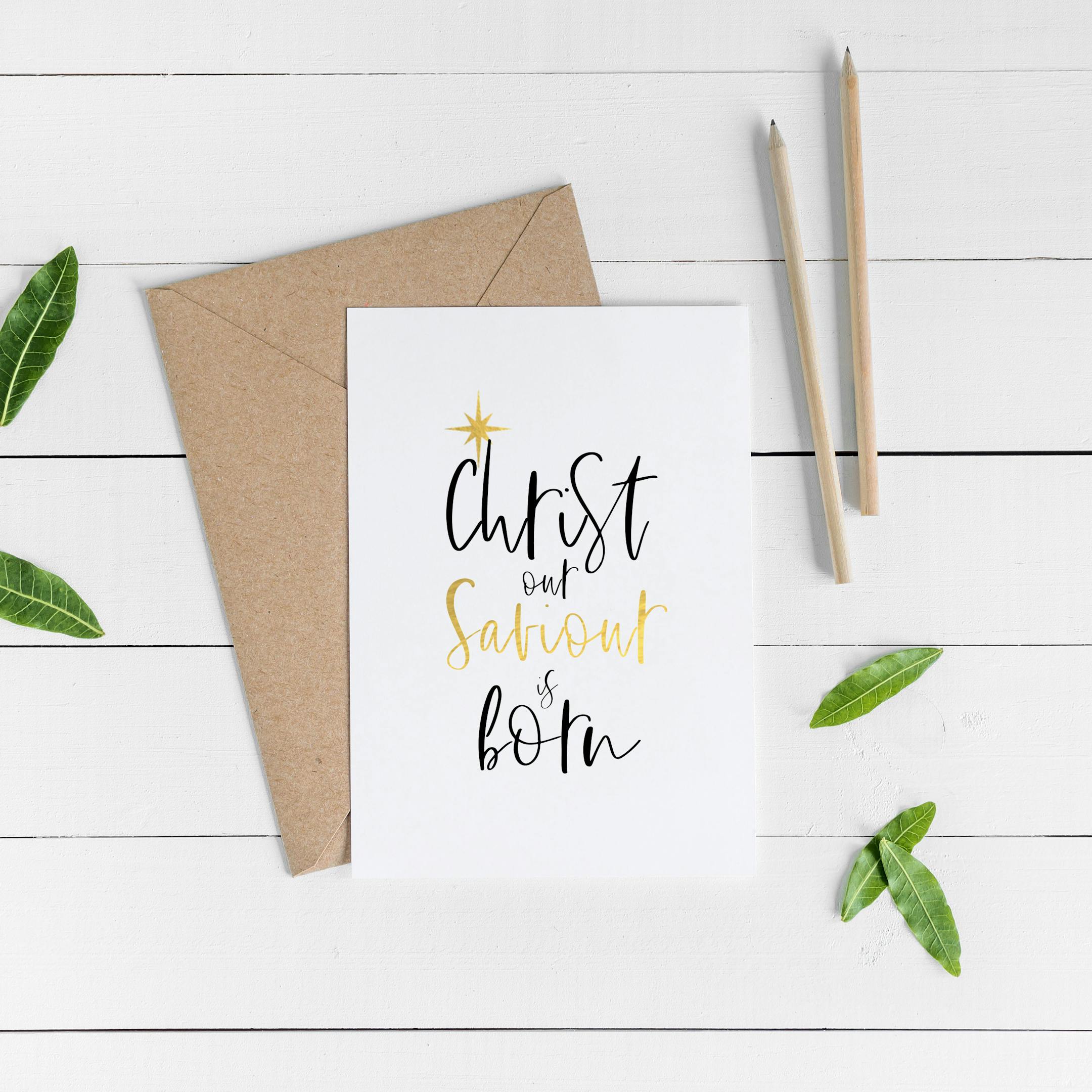 Christ Our Saviour - Carols at Christmas Gold - Christian Lettering Company