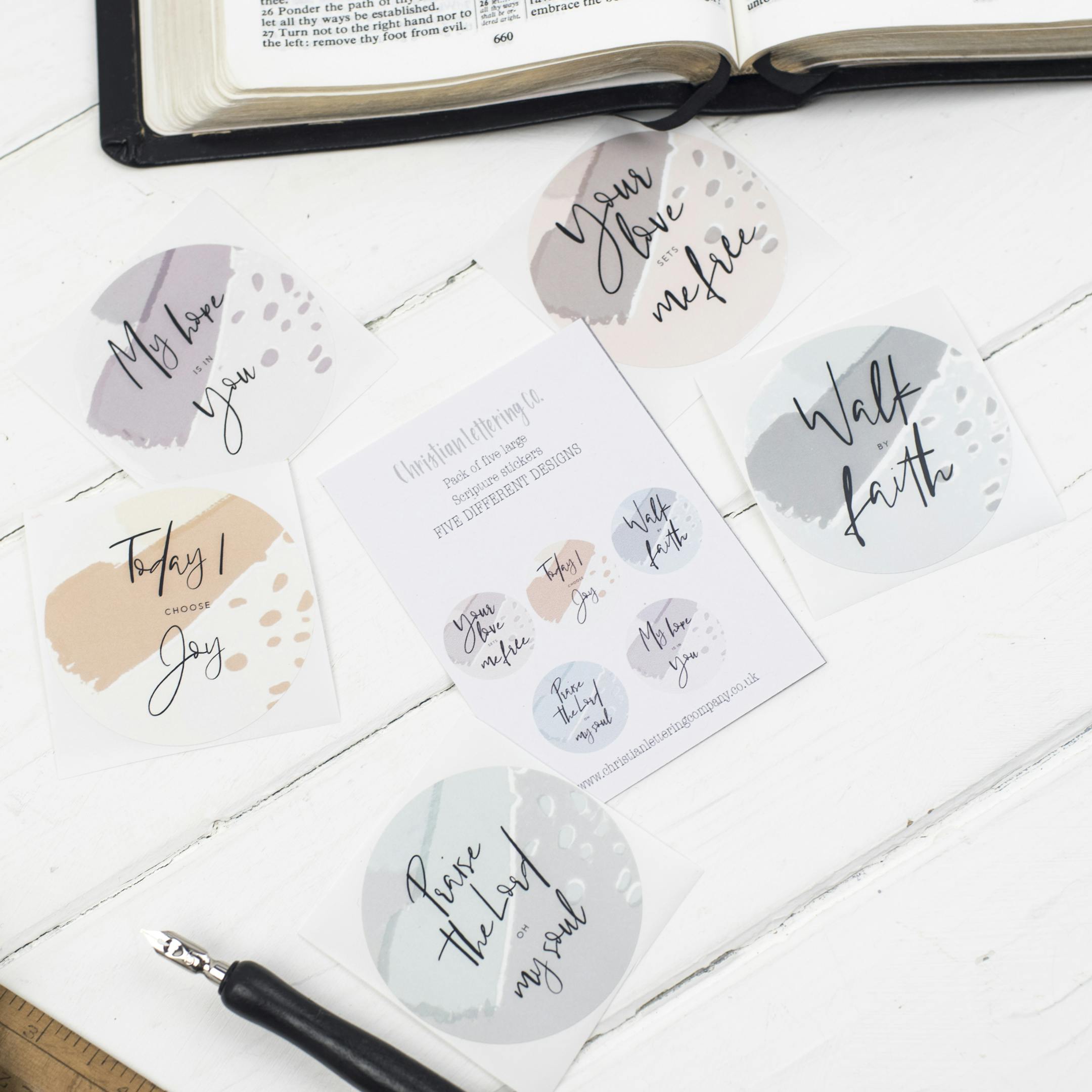 Christian Lettering Company - Bible Journal Stickers