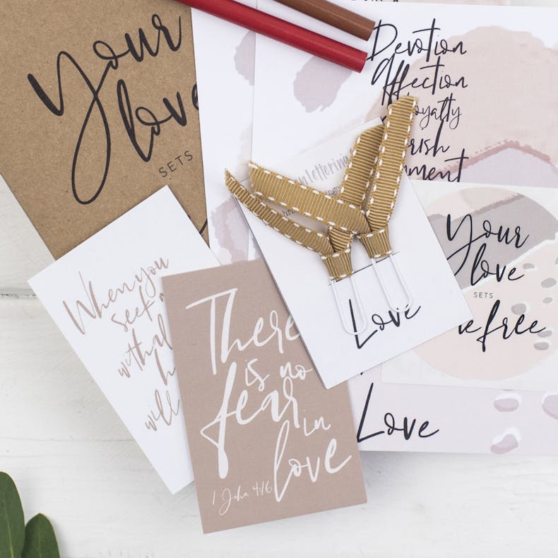 Love Mini Journal Set - Christian Lettering Company layout