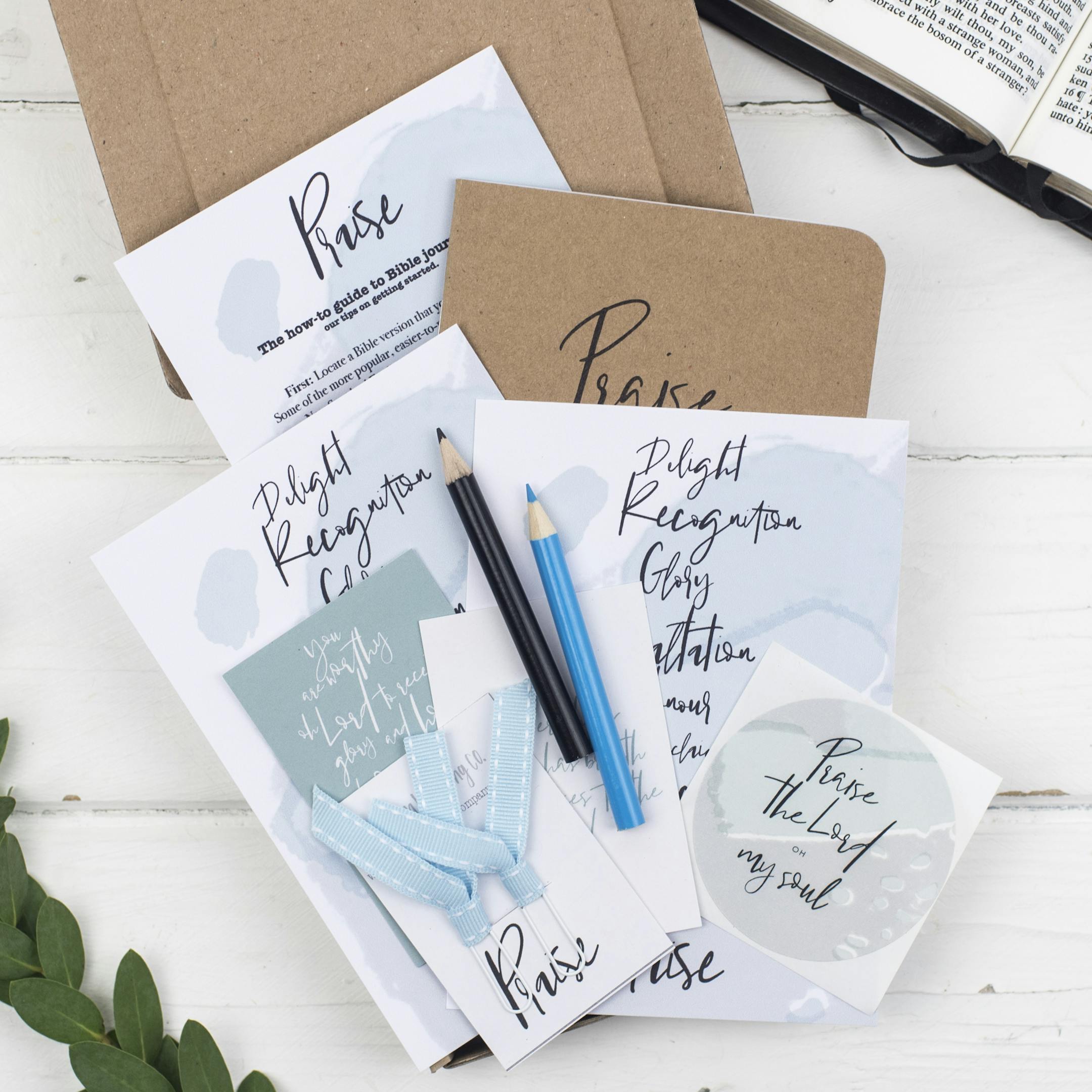 Mini Journal Set - Praise - Christian Lettering Company