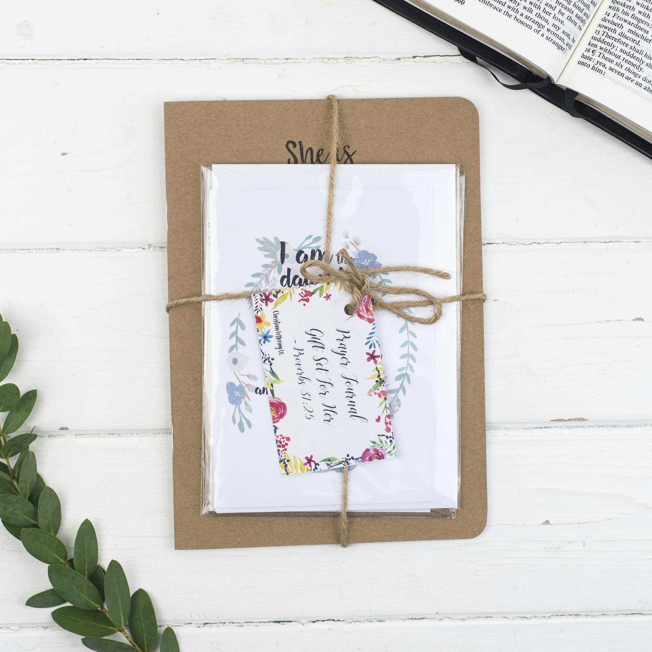 She Is Clothed Set For Her - Proverbs 31:25 - Christian Lettering Company