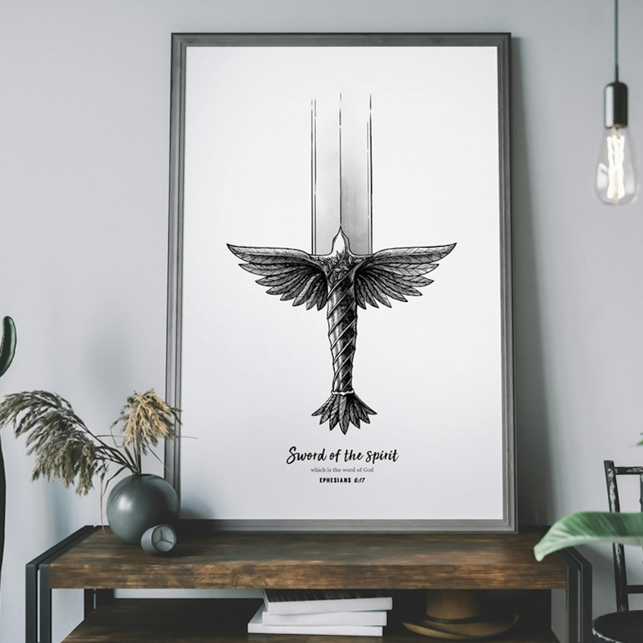 Sword of the spirit Christian Drawings & Illustration | Living and Powerful | Cheerfully Given