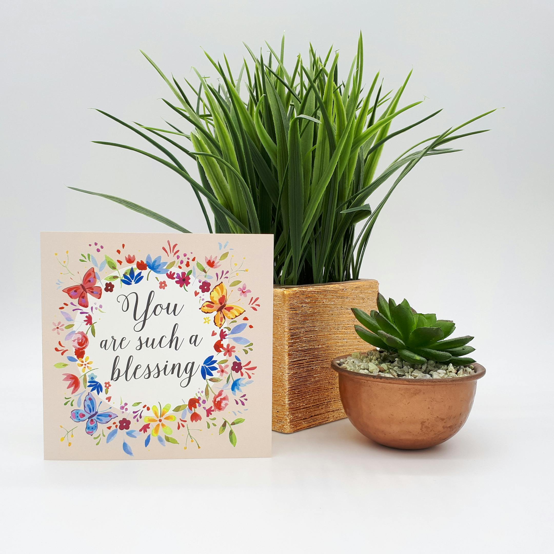 'You Are Such a Blessing' Card - Numbers 6:24 - Forget-Me-Not Christian Cards