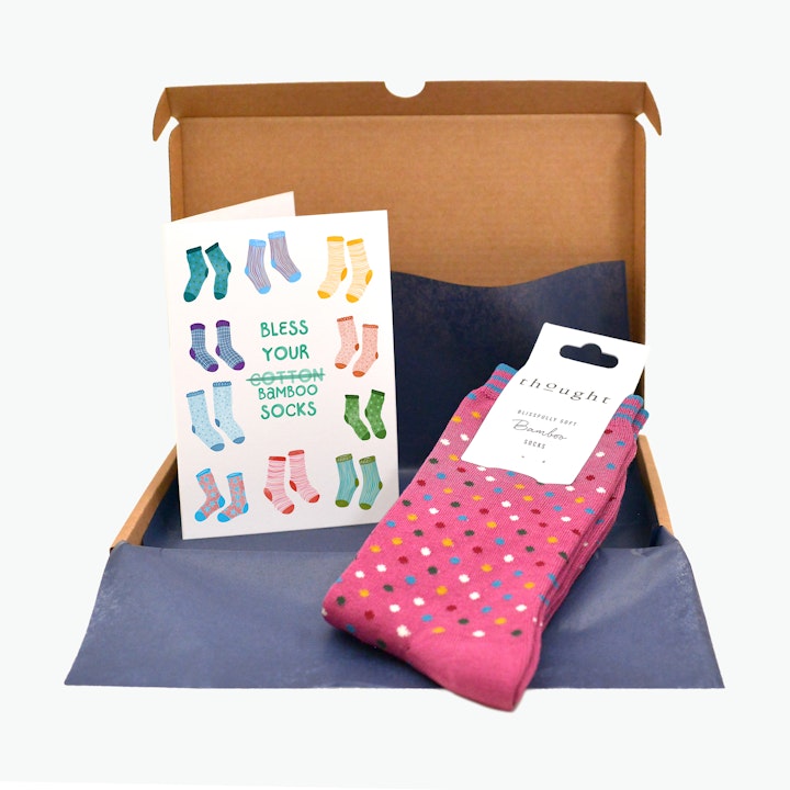 Bless Your Cotton Socks Gift Box | Cheerfully Given