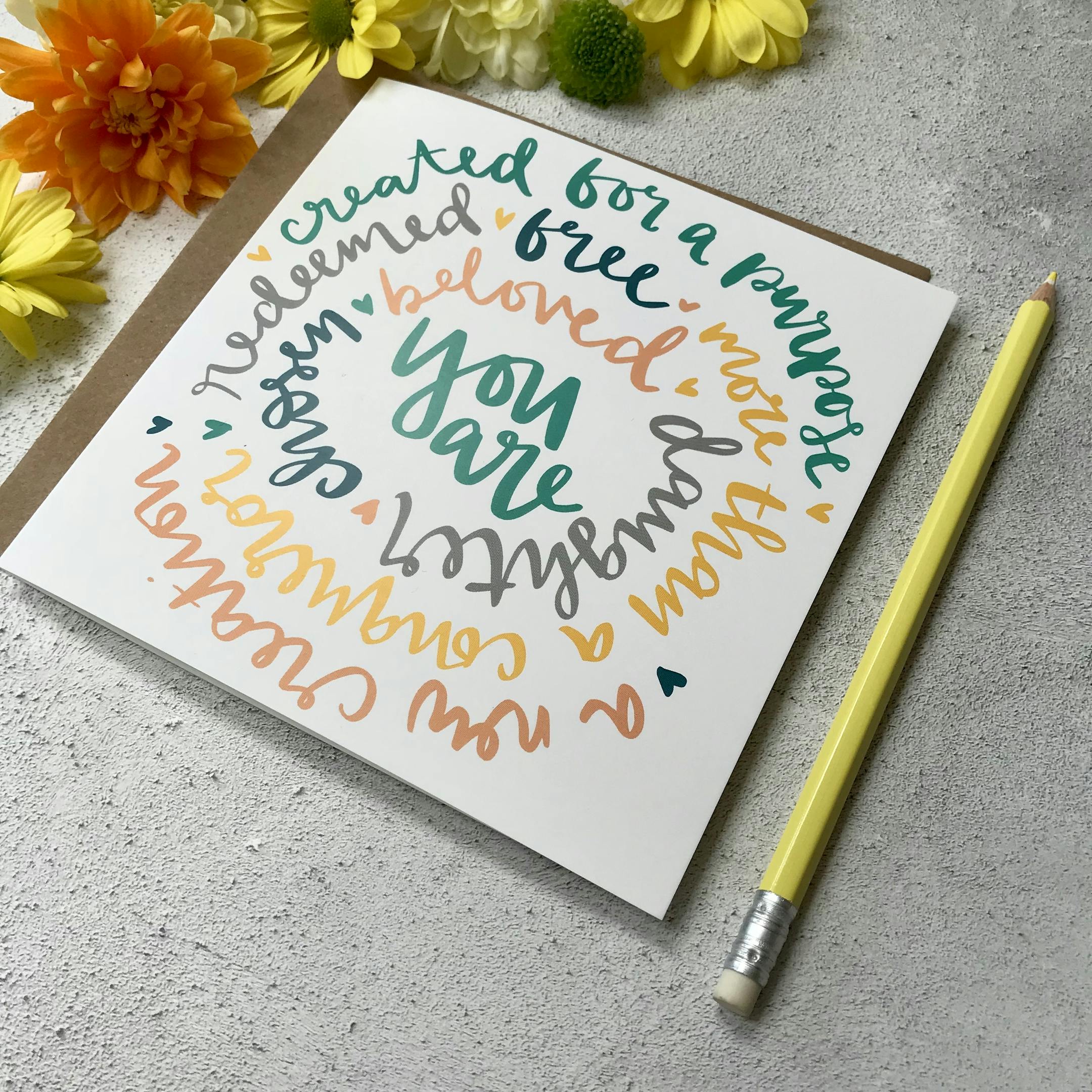 Identity in Christ - You are...card - Hope and ginger