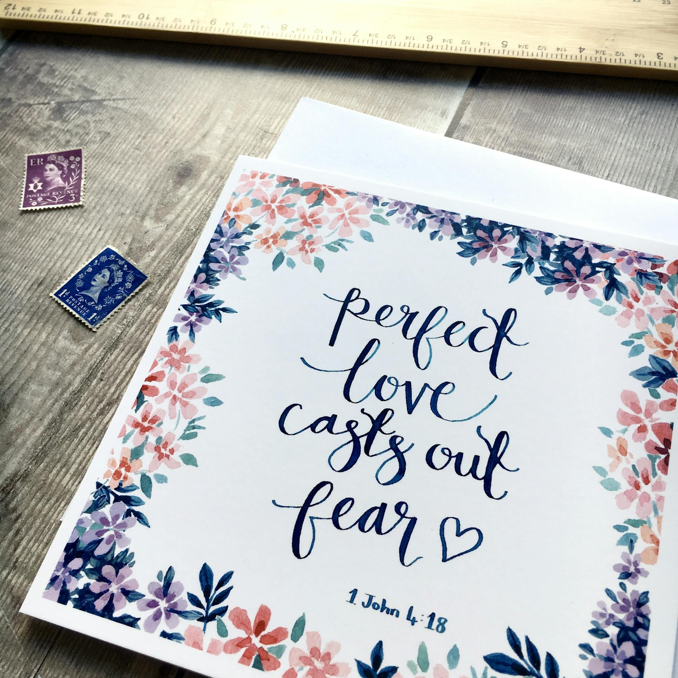 1 John 4:18 Card - Izzy and Pop