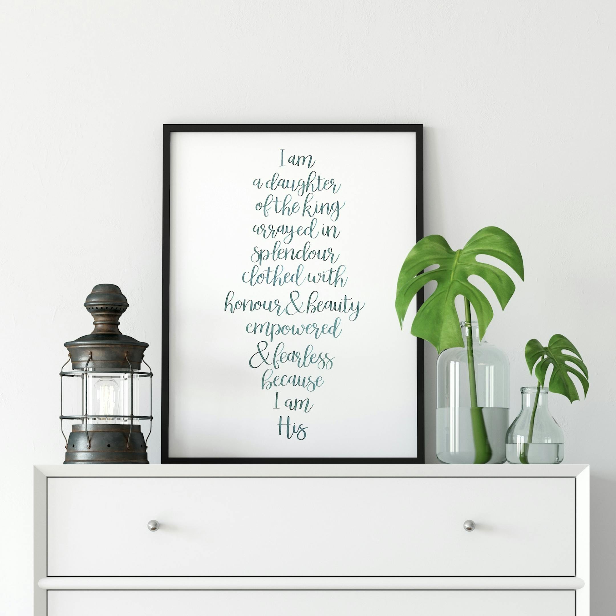 Daughter Of The King Print - Izzy and Pop
