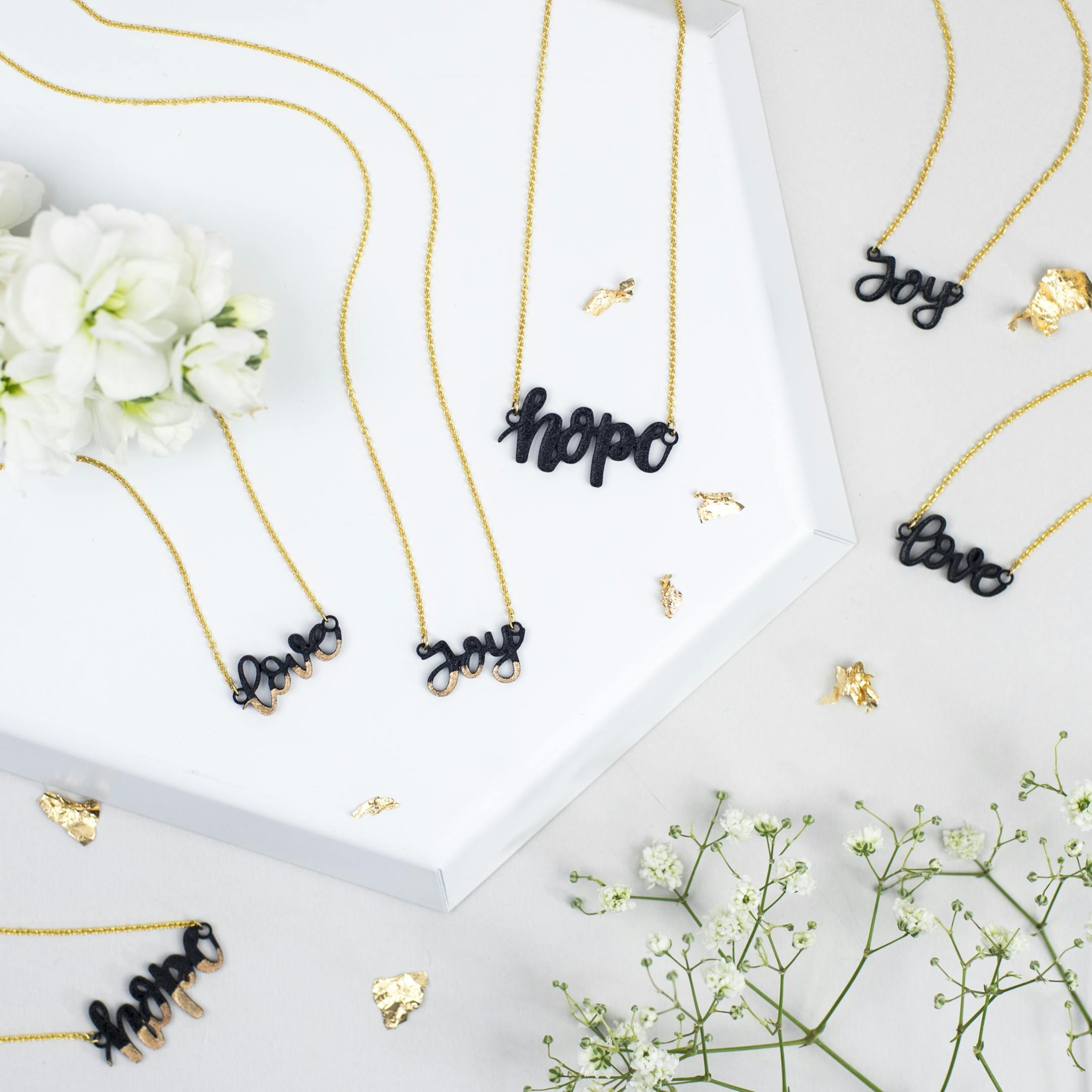 Love Joy Hope Necklaces - Izzy and Pop - Bloom Jewellery