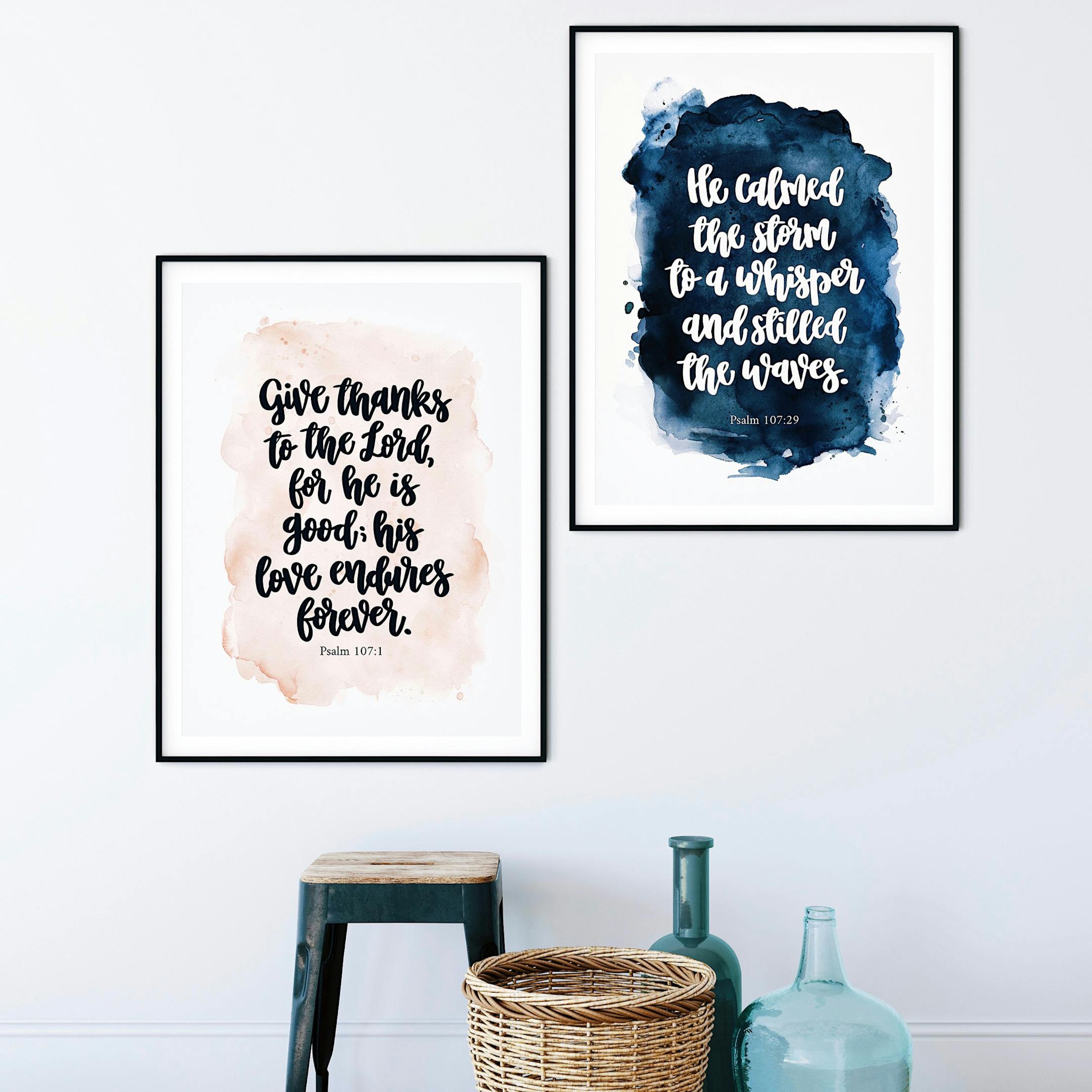 Psalm 107 Print Set - Izzy & Pop