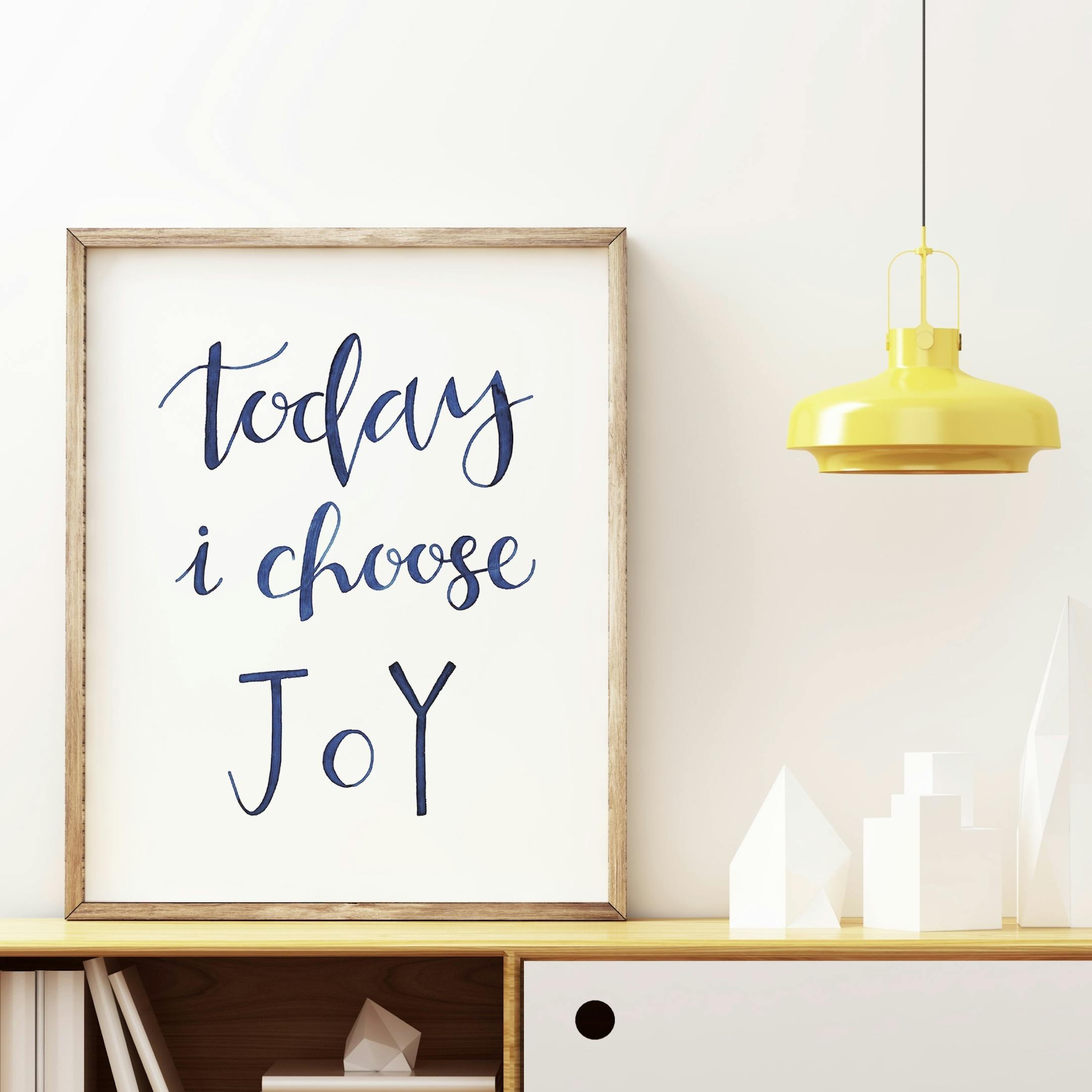 Today I Choose Joy Print - Izzy and Pop