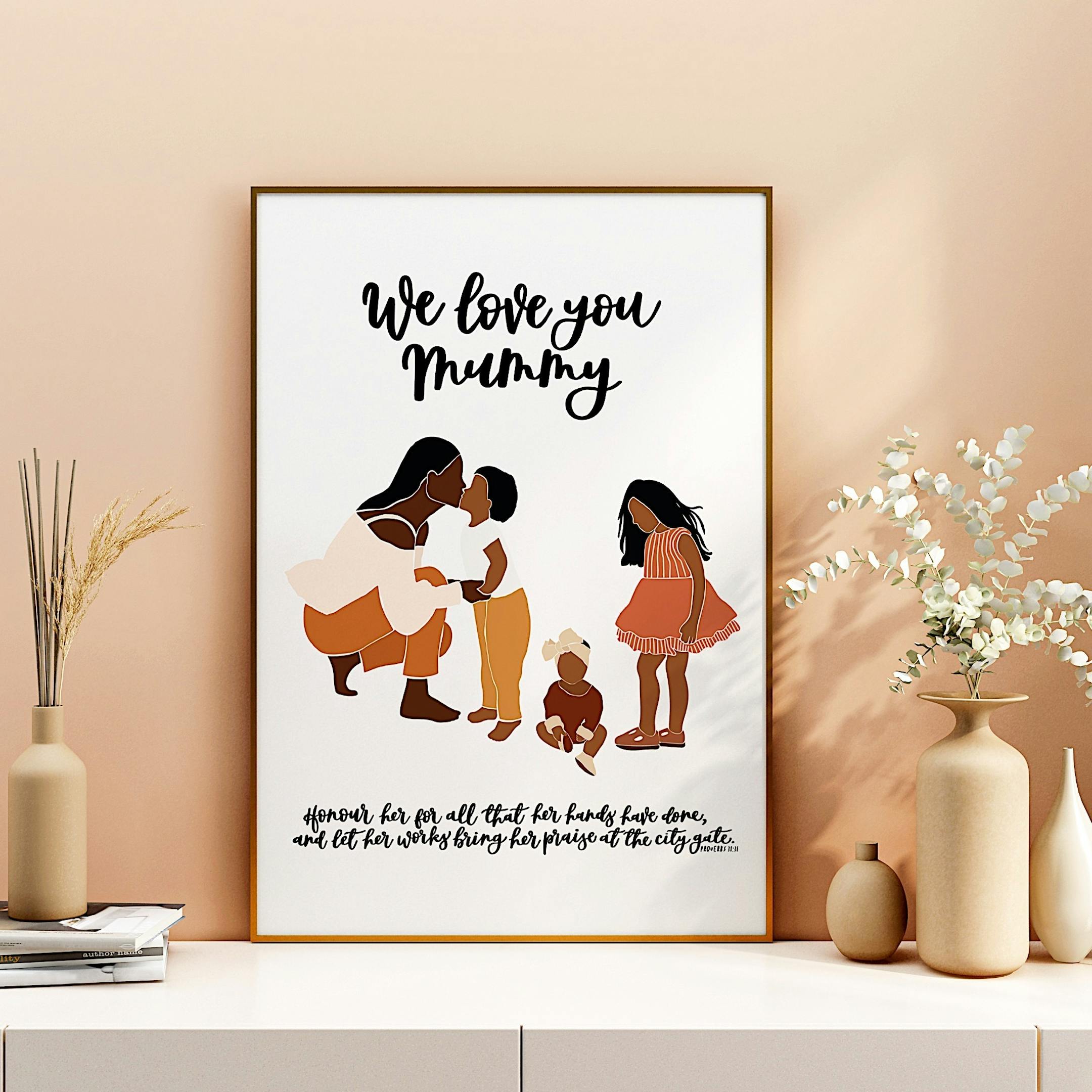 Mummy fam bl verse | Christian Mother's Day Gifts