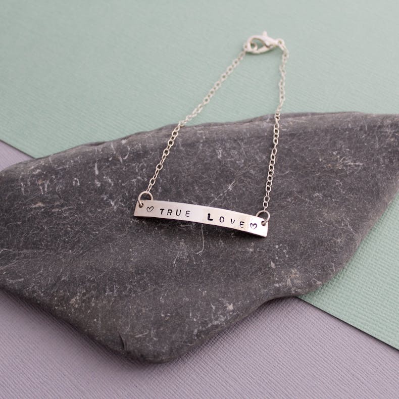Custom Bar Bracelet | Jordan Lily Designs | Cheerfully Given