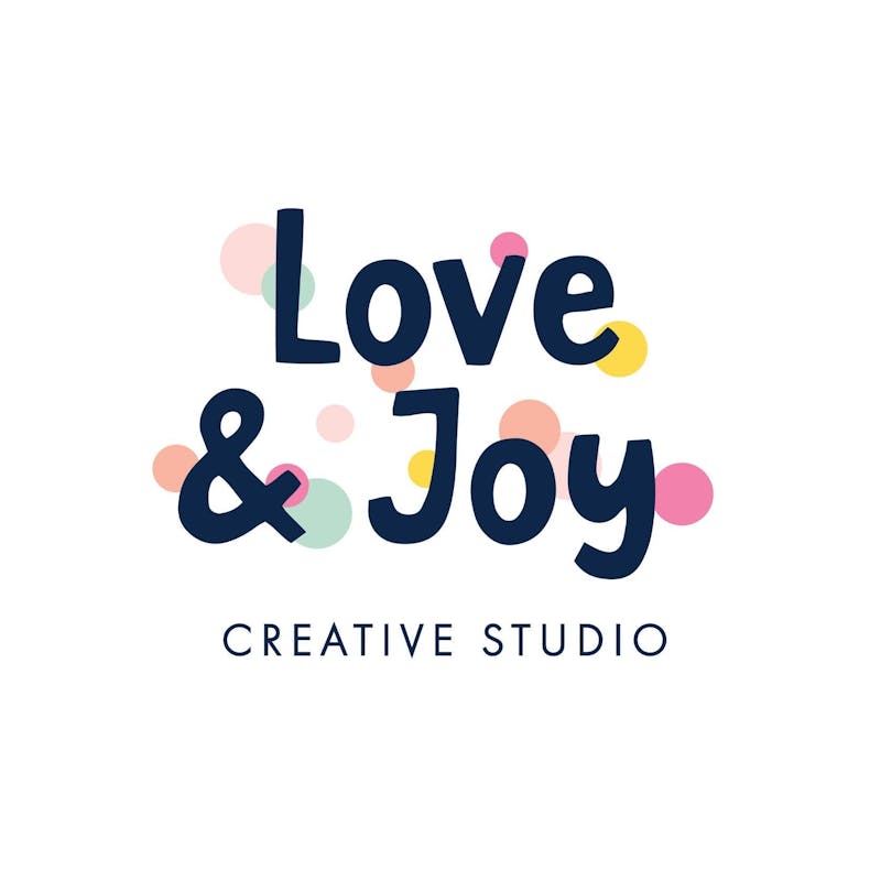 Love and Joy Creative Studio Logo at Cheerfully Given