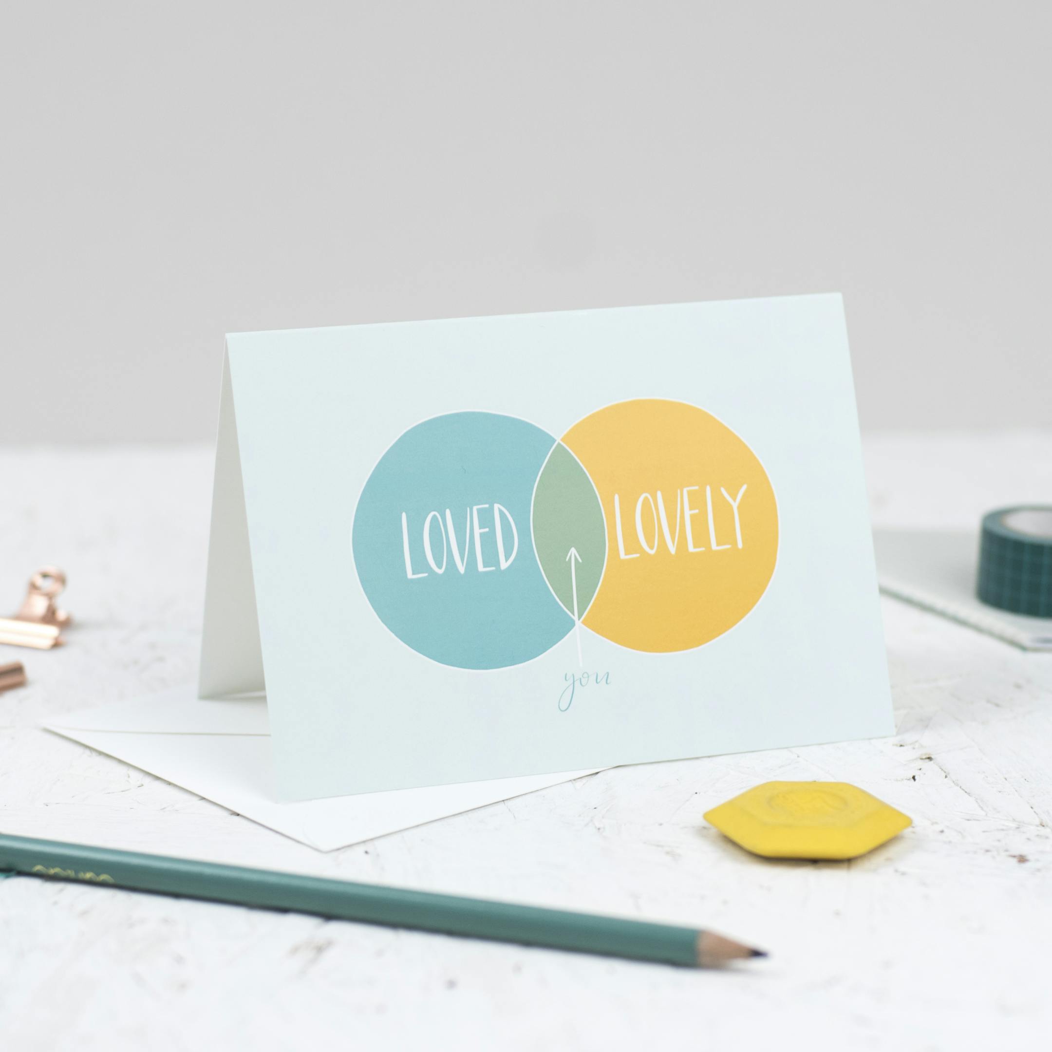 Loved and Lovely Christian Friendship Cards | Rock Paper Swan | Cheerfully Given