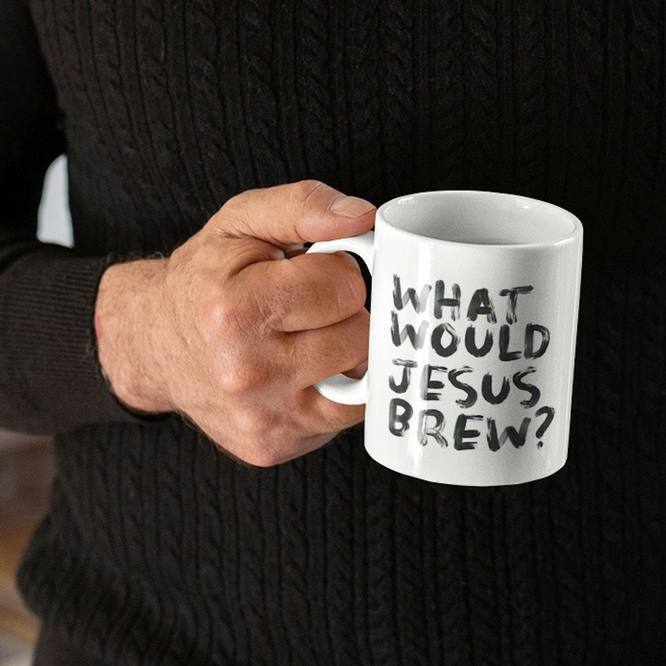What would Jesus brew Christian Mugs by Scripture Bella | Cheerfully Given - Christian Gifts UK