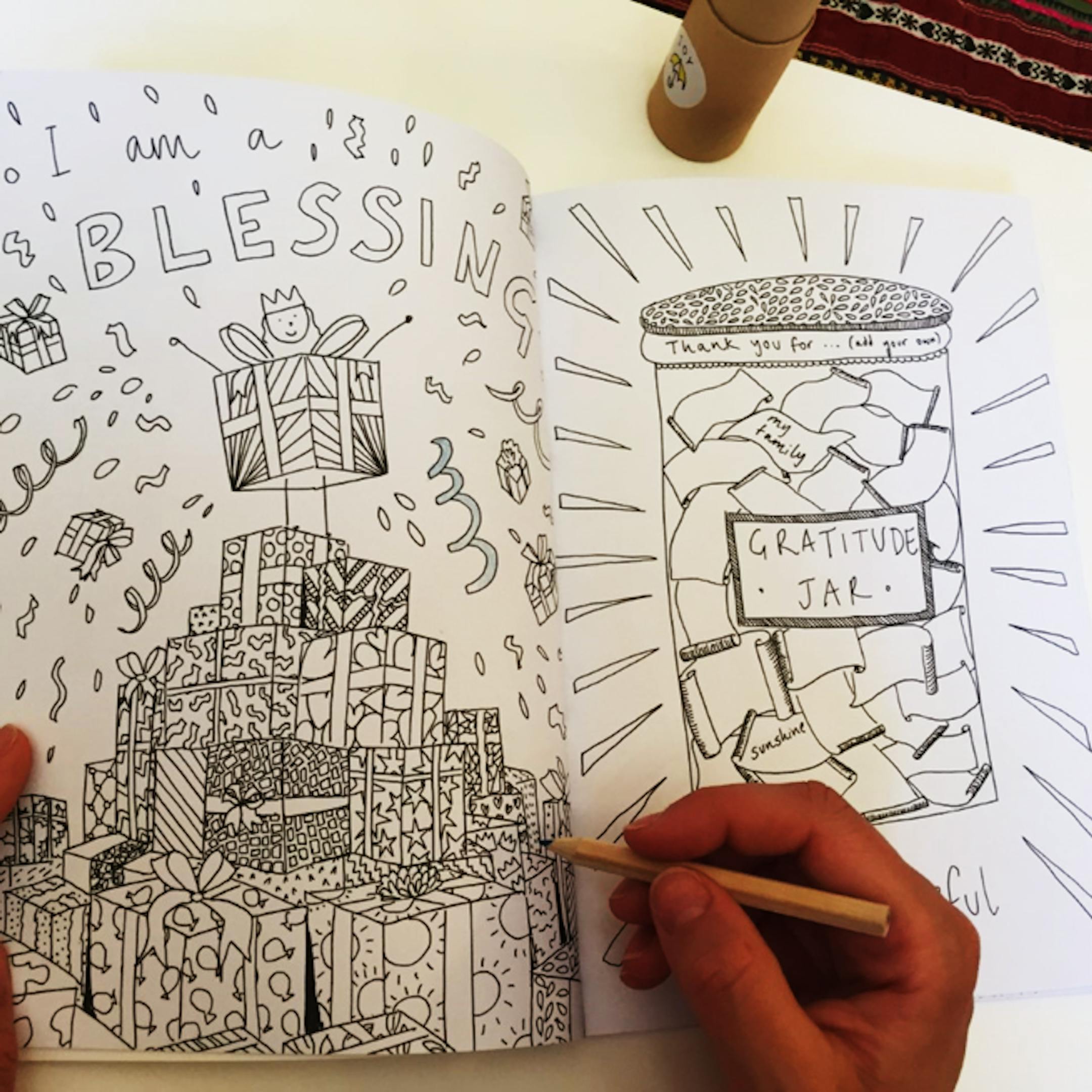 Blessing Page Colouring Book - Thea Muir