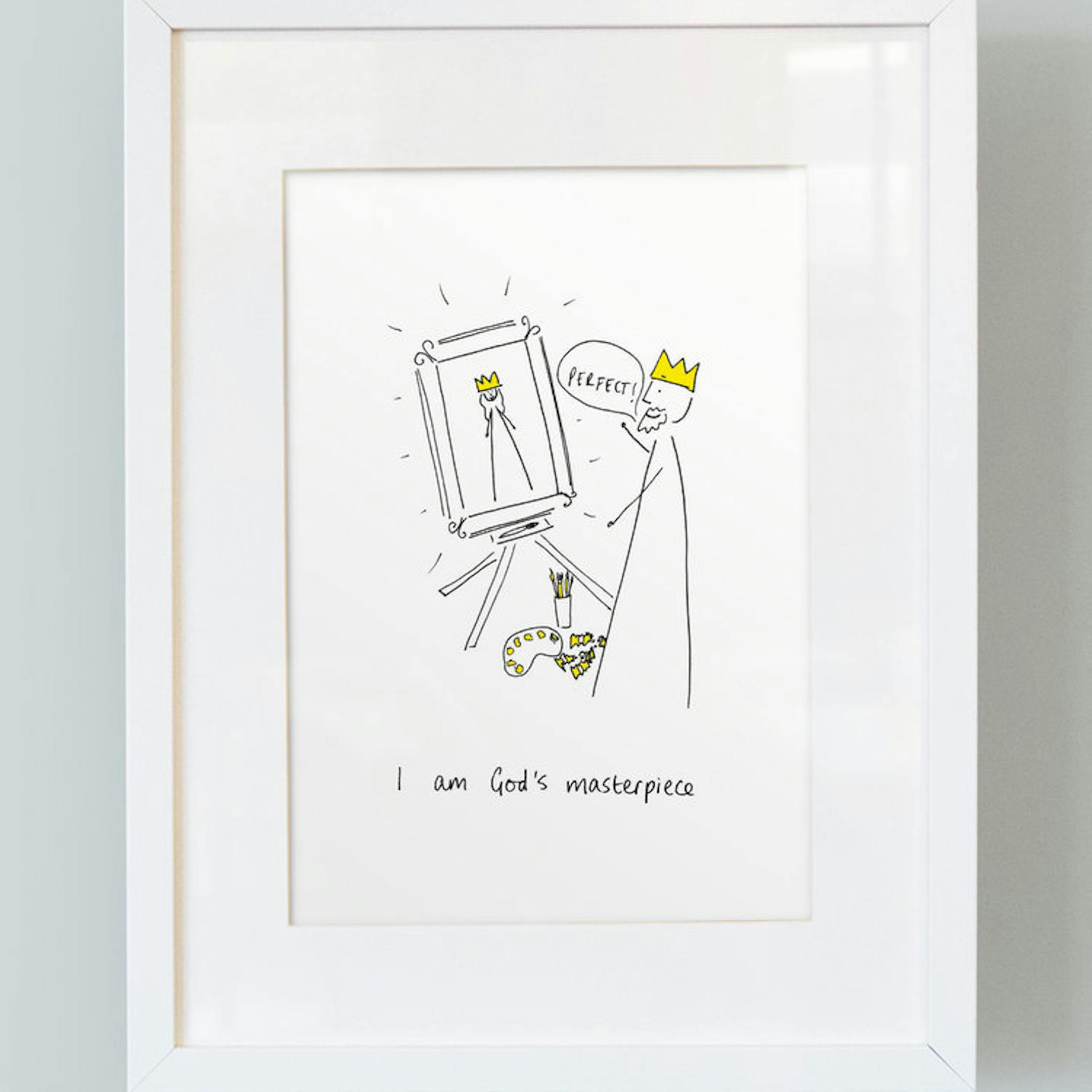 I Am God S Masterpiece Unframed Girl S Print Cheerfully Given I Am God S Masterpiece Unframed Girl S Print Cheerfully Given