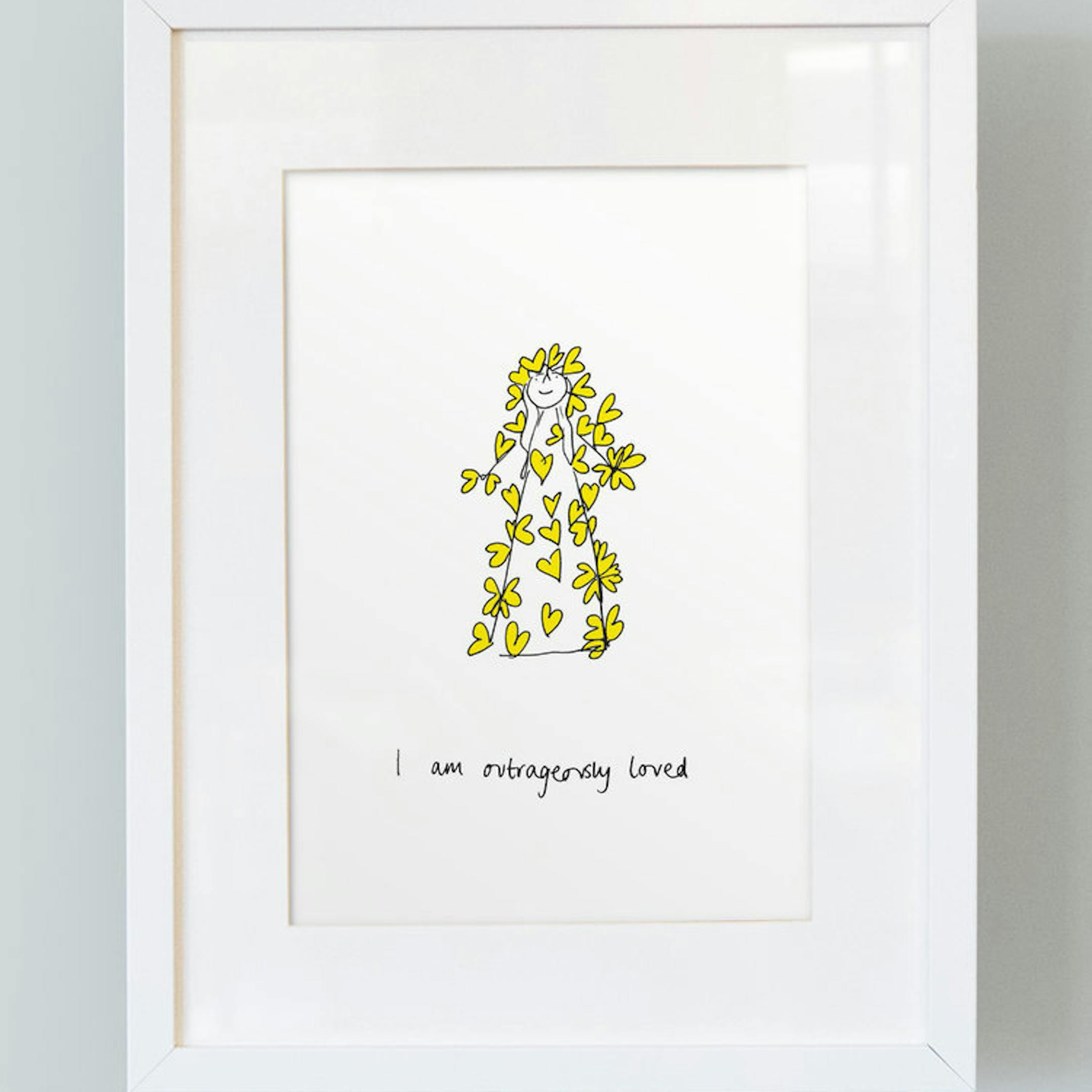 'I Am Outrageously Loved' - Girl's Print - Thea Muir - So Many Things