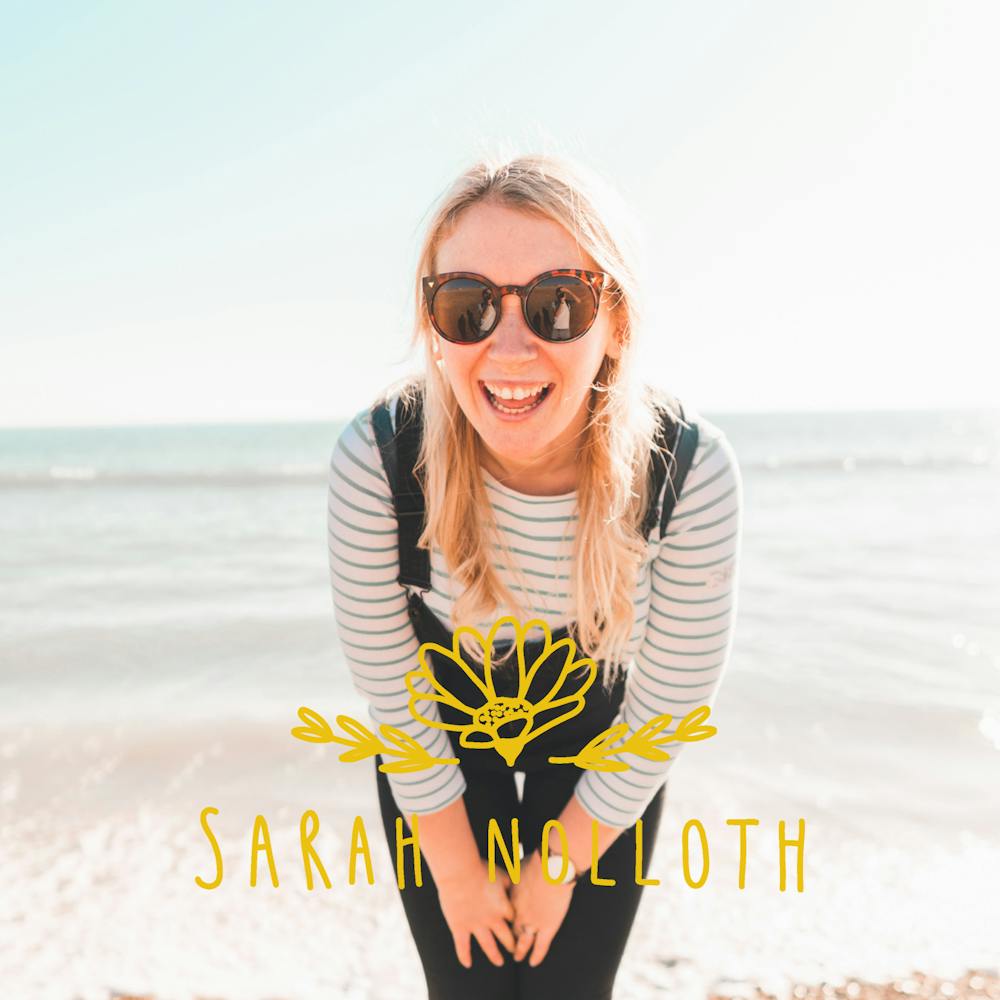 Sarah Noloth Illustration Head Shot at the Seaside | Cheerfully Given