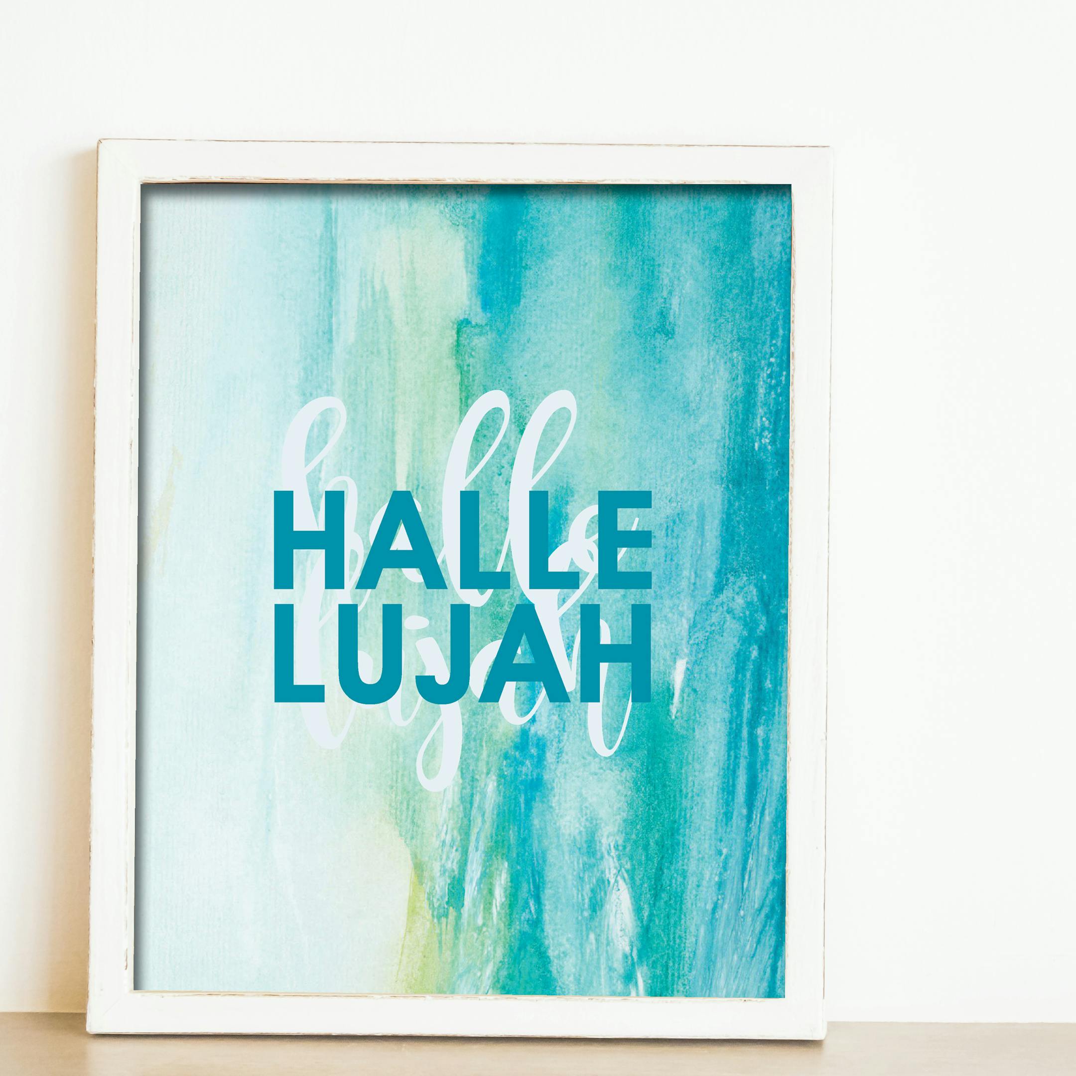 'Hallelujah' Scripture Print - Nova Grace